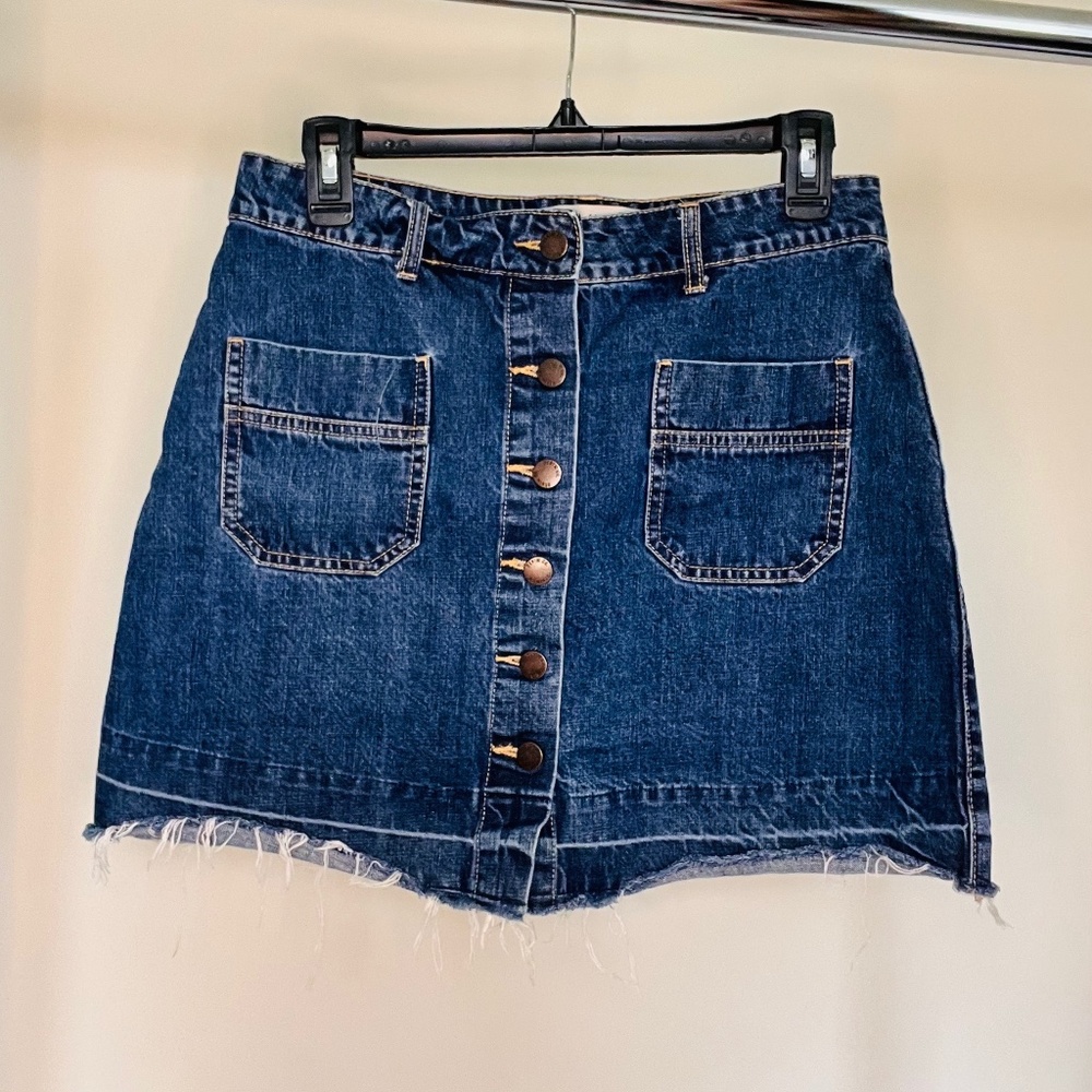 Denim Co. Short Jeans Skirt